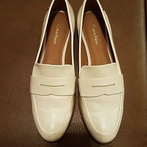 Calvin Klein white shoes